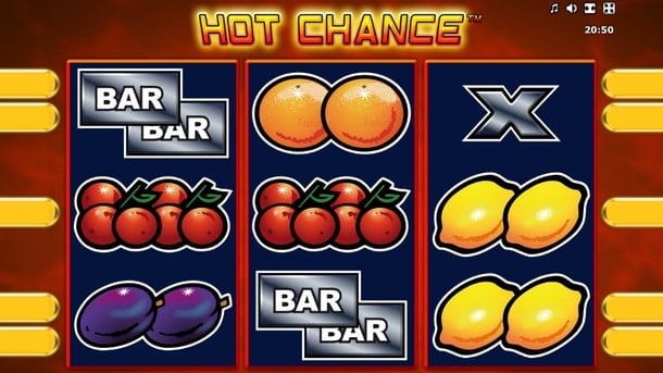 BAR символы игры Hot Chance