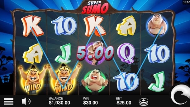Дикие знаки в онлайн игре Super Sumo